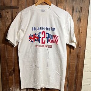 Vintage Billy Joel & Elton John 2002 Tour t shirt